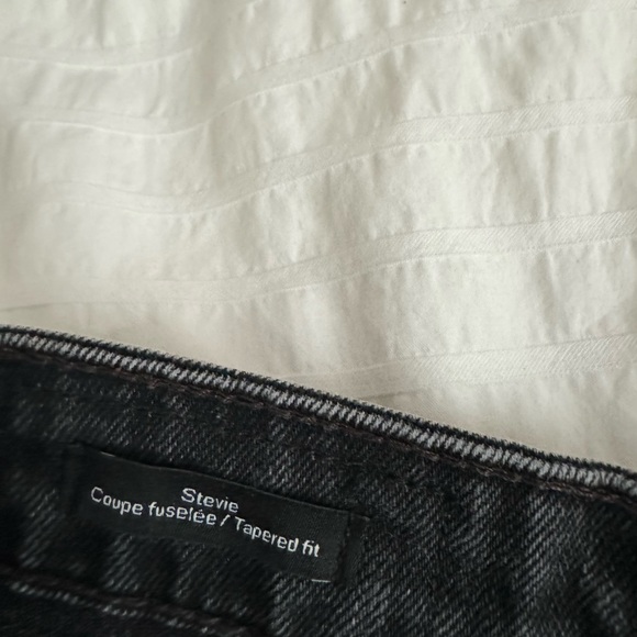 Frank & Oak Washed Black Stevie Jean, tapered fit - Picture 4 of 5